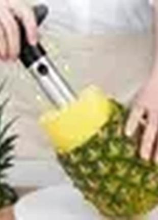 Ніж для ананасу з нержавіючої сталі pineapple knife чорний ананасорізка4 фото