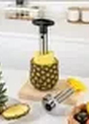 Ніж для ананасу з нержавіючої сталі pineapple knife чорний ананасорізка5 фото