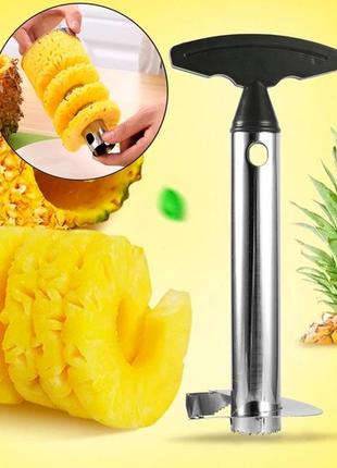 Ніж для ананасу з нержавіючої сталі pineapple knife чорний ананасорізка