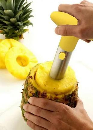 Ніж для ананасу з нержавіючої сталі pineapple knife чорний ананасорізка6 фото