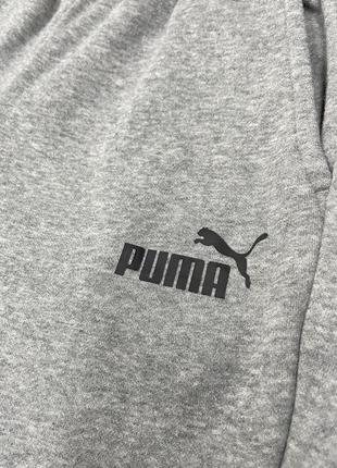 Мужские серые спортивные штаны puma оригинал4 фото