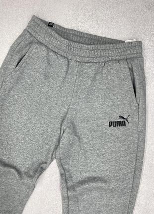 Мужские серые спортивные штаны puma оригинал3 фото