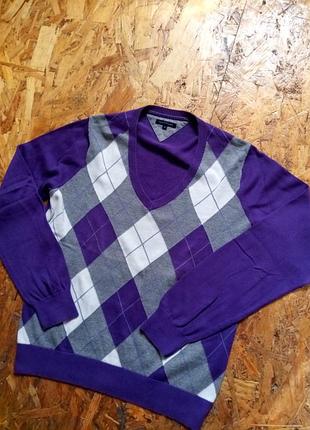 Коттоновый свечер свитер tommy hilfiget