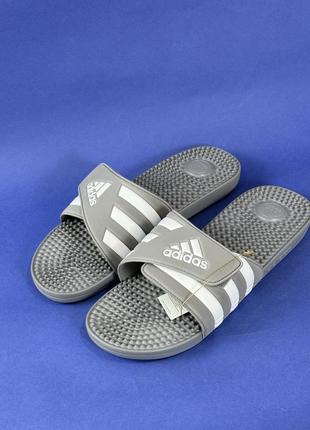 Мужские шлепанцы на липучке adidas adissage 48, 49, 50.5, 52 размер