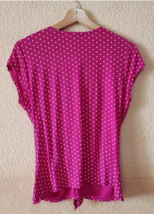 Жіноча блуза new look рожева з v подібним вирізом2 фото