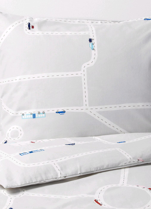 Постельный комплект детский икеа.