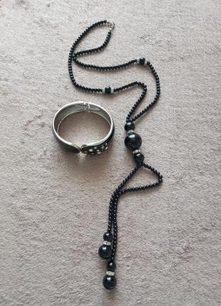 Набор ожерелье + брастет1 фото