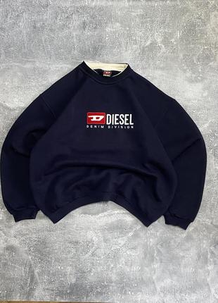 Diesel кофта с большими лого свитшот