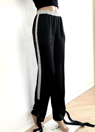 Marni брюки штаны шелковые палаццо на завязках