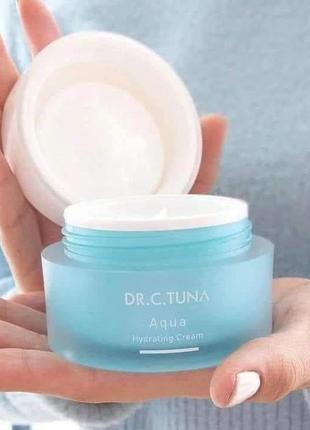Зволожуючий крем для обличчя dr.tuna aqua hydrating cream1 фото