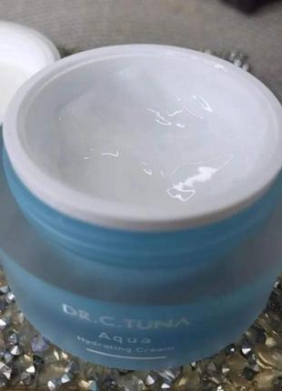 Зволожуючий крем для обличчя dr.tuna aqua hydrating cream2 фото