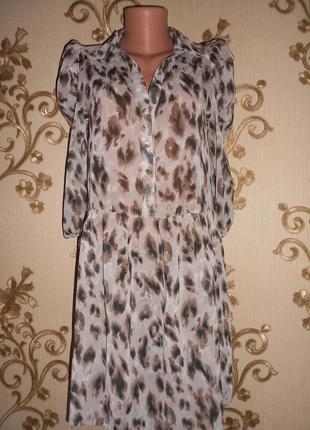 Блуза туніка 48р-46р з рукавами-буфами