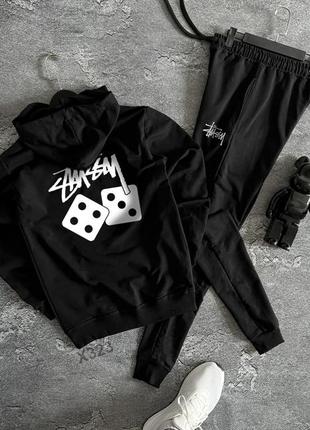 Чоловічий костюм stussy кубики весна5 фото