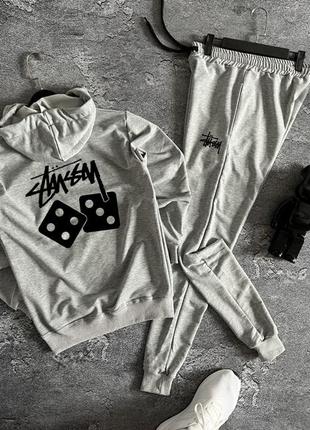 Чоловічий костюм stussy кубики весна9 фото