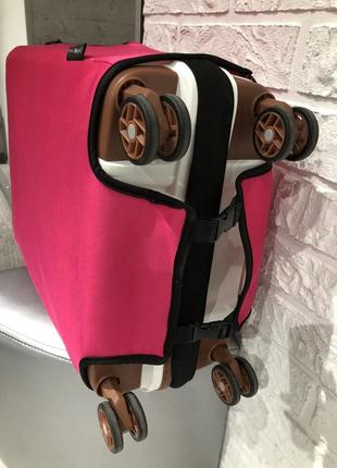 Плотный и качественный защитный чехол на чемодан, чохол для валізи з неопрену coverbag3 фото