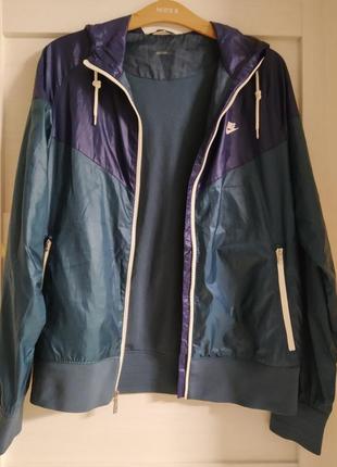 Мужская ветровка nike windrunner 340869-402 оригинал! р-р m (арт.71)5 фото