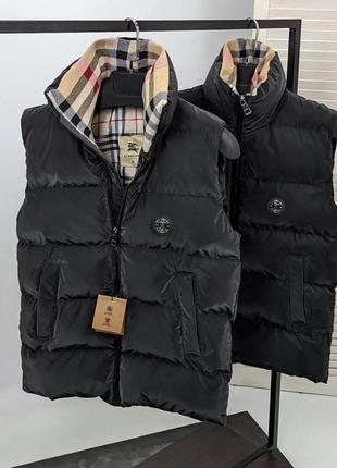 Мужская жилетка burberry black bzbrb003