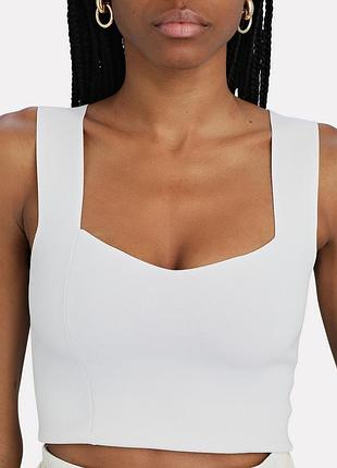 Топ у рубчик amisu sweetheart knit tank top — s-m
