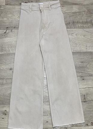 Широкие джинсы, джинсы плаццо zara, р.34 (xs-s)2 фото