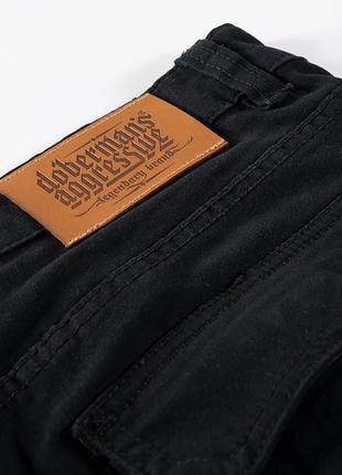 Мужские штаны dobermans aggressive combat trousers брюки карго черные (m) доберман агрессив3 фото