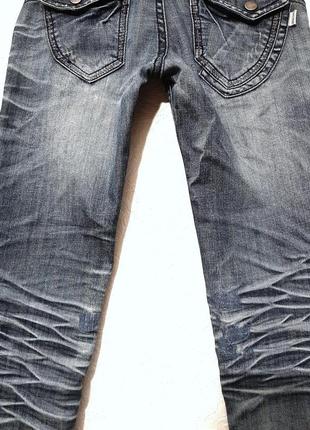 Dance street cтильные джинсы синие котоновые ткань средней плотности на все сезоны мужские5 фото