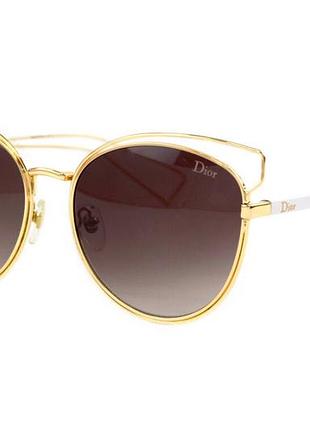 Жіночі окуляри dior 11714 dior cideral2-br-gold-w (o4ki-11714)
