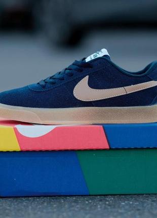 Мужские кроссовки nike sb zoom blazer синие кеды найк уже в дорозі! зум блазер