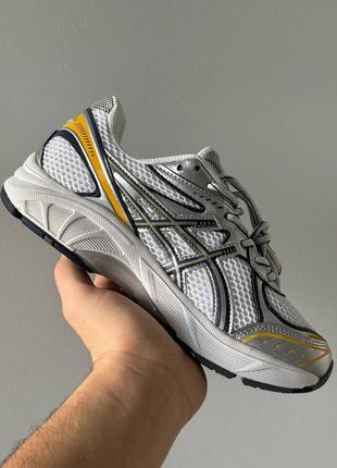 Женские кроссовки asics gel горизонтально-2160 silver/orange1 фото