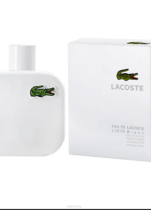 Lacoste eau de l.12.12 blanc, лакост л 124 фото