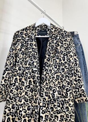 Актуальный леопардовый пиджак .3 фото