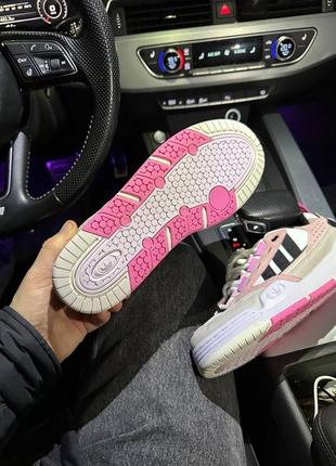 Трендовые женские кроссовки adidas adi2000 pink white розовые8 фото