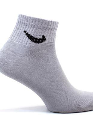 Набор короткие носки nike stay cool 3 пары 36-40 женские спортивные носочки найк6 фото