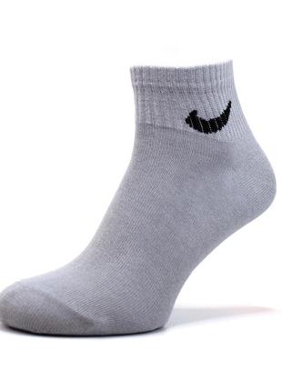 Набор короткие носки nike stay cool 3 пары 36-40 женские спортивные носочки найк3 фото
