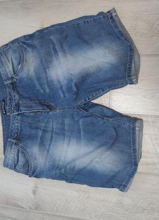 Бриджи джинс большой размер2 фото