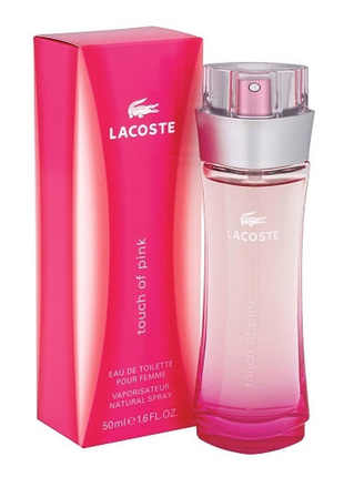 Lacoste touch of pink /лакост дотик рожевого/ 90 мл