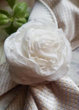 Роскошный женский галстук с цветком.8 фото