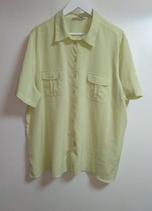 Базовая блуза на пуговицах 26/60-62 размера
