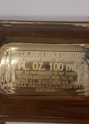 Оригинал juicy couture viva la juicy gold couture  100 мл4 фото