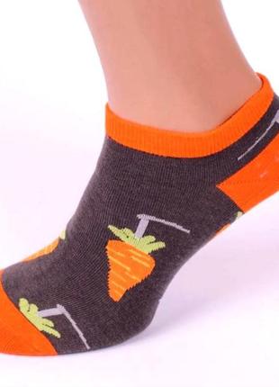 Жіночі короткі шкарпетки з 3d рельєфним принтом5 фото