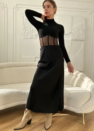Меди атласная юбка с высокой посадкой юбка из атласа свободного кроя