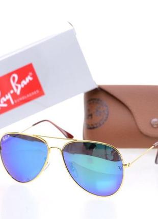 Ray ban aviator 10435 ray ban с поляризацией 3026g-p (o4ki-10435)1 фото