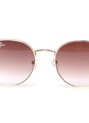 Ray ban round metal 11544 ray ban 6002-brown (o4ki-11544)3 фото