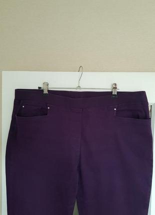 Хлопковые брюки батал на резинке cotton3 фото
