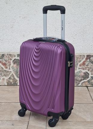 Чемодан мини  wings  304 xs dark purple 💜  poland 🇵🇱1 фото