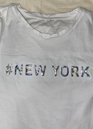 Футболка с з д надписью