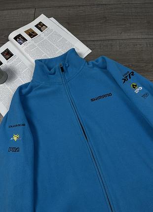Крута фірмова флісова кофта shimano cycling wear