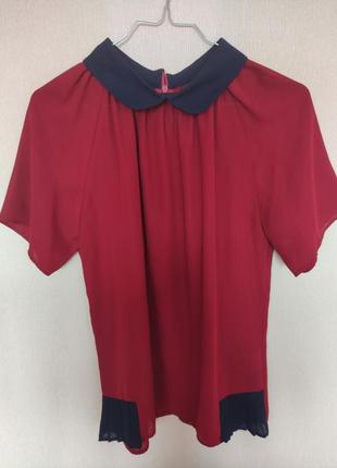 Червона блуза1 фото