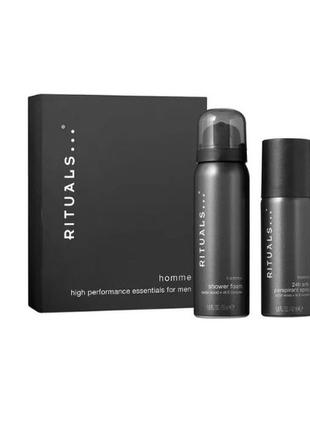 Rituals homme high performance essentials for men rituals набор мужской пена для душа...