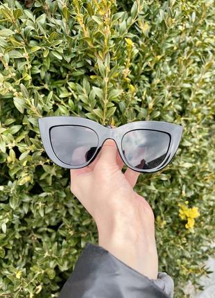 Темні сонцезахисні окуляри тренд стильні модні 🖤1 фото