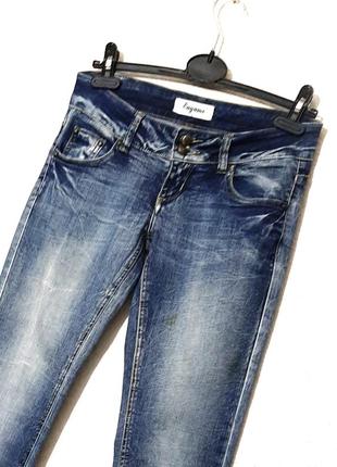 Eagame отличные джинсы синие средней плотности зауженные слим на все сезоны мужские 38-40-423 фото